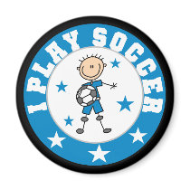Boy I Play Soccer Tshirts and Gifts magnets by stick_figures Boy I Play Soccer Tshirts and Gifts magnets
