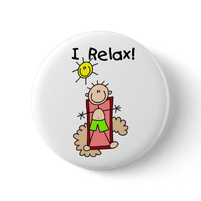 Boy I Relax Button by toddlersplace