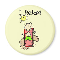 Boy I Relax Tshirts and Gifts Refrigerator Magnet
