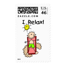 Boy I Relax Tshirts and Gifts Stamps