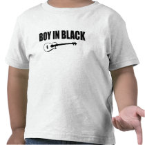 Boy In Black Tee Shirts