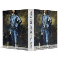 Boy In Blue (Portrait Of Jonathan Buttall) By Gain Vinyl Binder