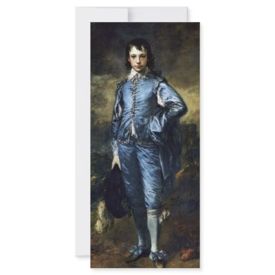 Boy In Blue (Portrait Of Jonathan Buttall) By Gain Customized Rack Card by Artcollection