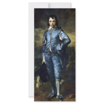 Boy In Blue (Portrait Of Jonathan Buttall) By Gain Customized Rack Card