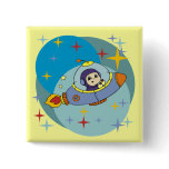Boy in Space Ship Tshirts and Gifts Buttons
