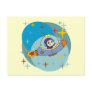 Boy in Space Ship Tshirts and Gifts Postcard
