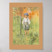 Boy in the Grass Print