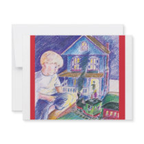 Boy in Toy World invitations