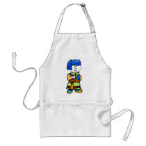 Boy in Traditional Balinese Costume Aprons