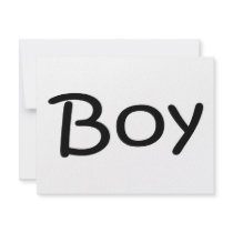Boy invitations
