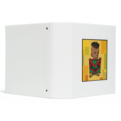 Boy Kwanzaa 3 Ring Binders by shopaholicchick