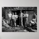 Boy Laborers, 1913 Print