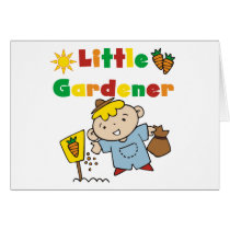 Boy Little Gardener cards