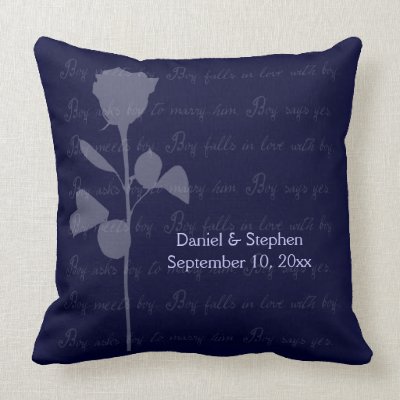 Boy Meets Boy Throw Pillows