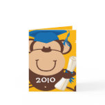 Boy Monkey Graduate Custom Card