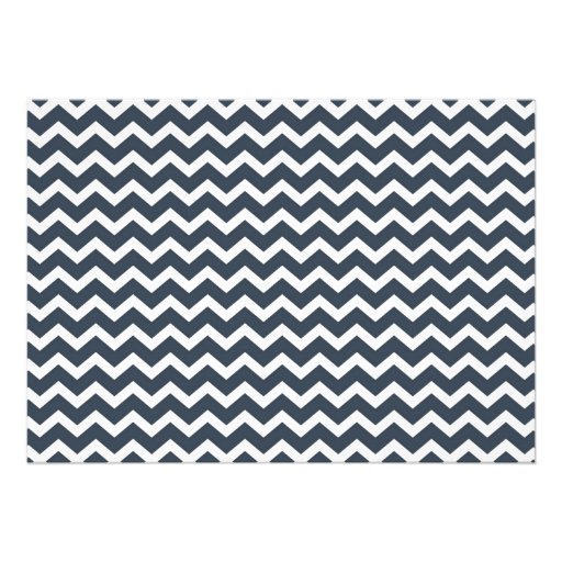 Boy Oh Boy Chic Chevron Baby Shower Invitation