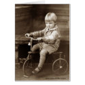 Boy on a Tricycle cards
