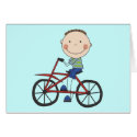 Boy on Bicycle Tshirts and Gifts cards