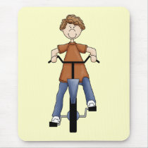 Boy On Bike mousepads