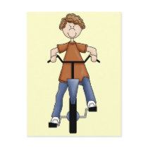 Boy On Bike postcards by kids_tshirts Boy On Bike postcards