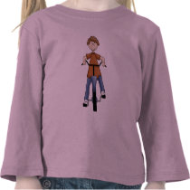 Boy On Bike T Shirt