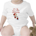 Boy on Candy Cane 1st Xmas t-shirts by christmasshop Boy on Candy Cane 1st Xmas t-shirts