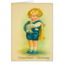 Boy On Christmas Card