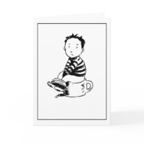 Boy On Pot cards by CrazyClara Boy On Pot cards