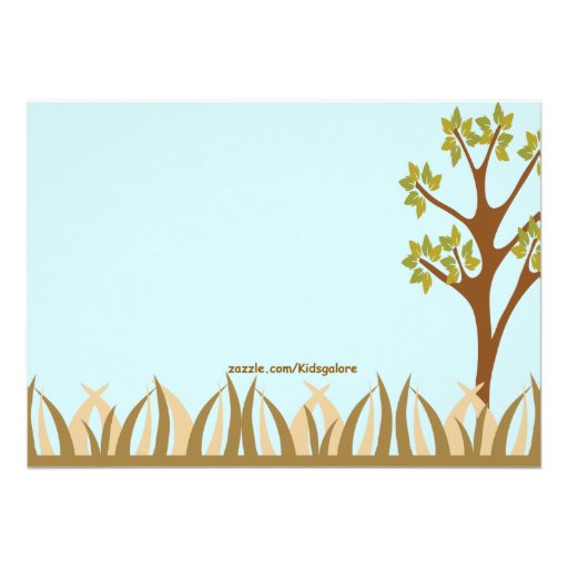 Boy On Quad In the Woods Birthday Invitation