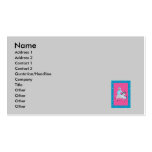 Boy on small donkey business card