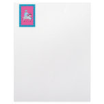 Boy on small donkey letterhead template