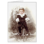 Boy on Tricycle Cards