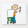 Boy Painting Mousepad