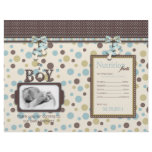 Boy Party Favor Wraps Full Color Flyer