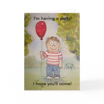 Boy Party Invite Invitation Cute Funny Humor cards by icansketchu Boy Party Invite Invitation Cute Funny Humor cards