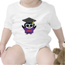 Boy Penguin Purple & Orange 2012 Grad Shirt