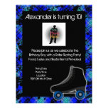 Boy Personalized Roller Skating Party Invitation