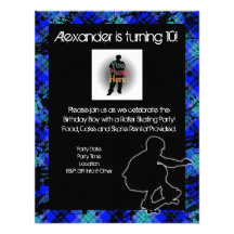 Boy Personalized Skateboard Party Invitation