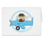 Boy Pilot Tshirts and Gifts Greeting Cards