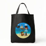 Boy Pirate with Treasure Chest Bag