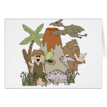 Boy Prehistoric Life cards