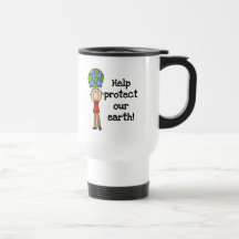 Boy Protect Our Earth T-shirts and Gifts Coffee Mug