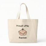 Boy Proud Little Russian Canvas Bags