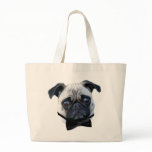 Boy Pug Tote Bag