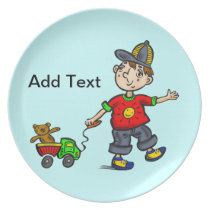 Boy Pulling Toy 2