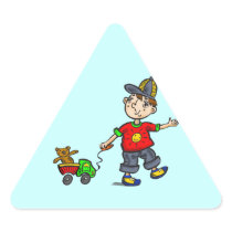 Boy Pulling Toy 2
