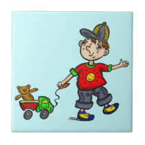 Boy Pulling Toy 2