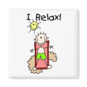 Boy Relaxing Magnet by stick_figures Boy Relaxing Magnet