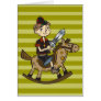 Boy Riding Rocking Horse Greeting Card