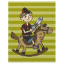 Boy Riding Rocking Horse Flyer Design